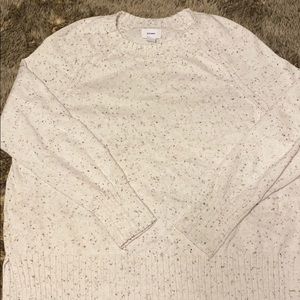 Old navy oversized speckled sweater